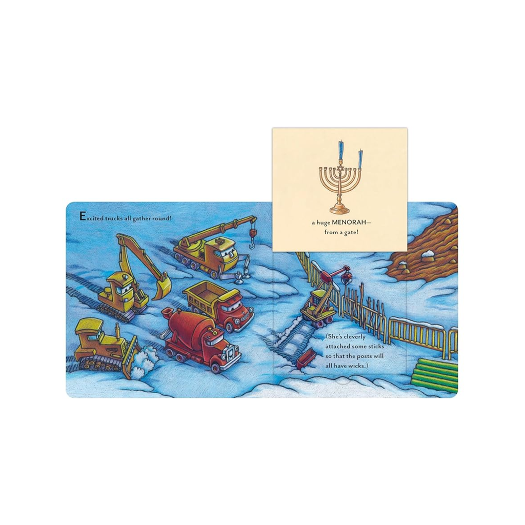Construction Site Hanukkah Lights Board Book Chronicle Books Books - Baby & Kids - Board Books