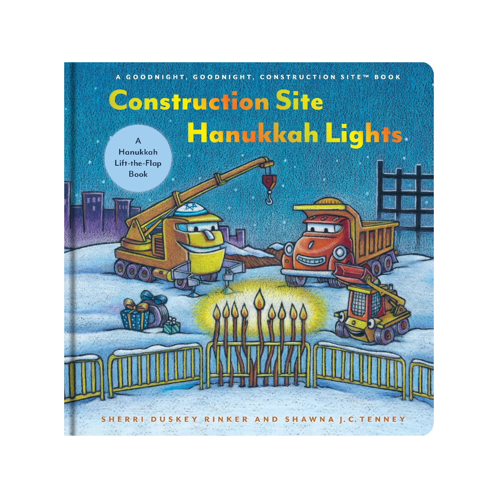 Construction Site Hanukkah Lights Board Book Chronicle Books Books - Baby & Kids - Board Books