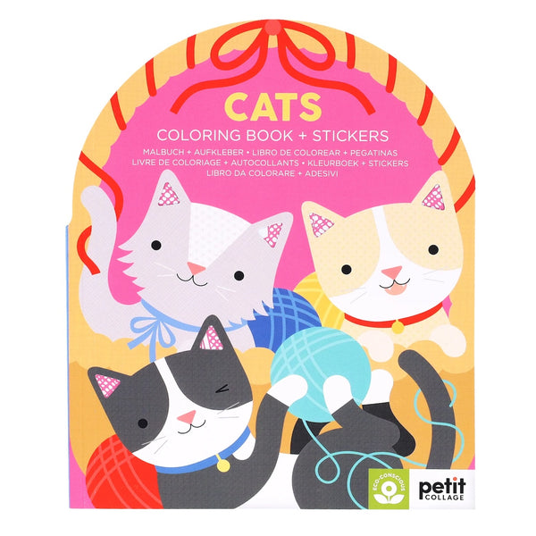 Cats Coloring Book with Stickers Chronicle Books Books - Baby & Kids