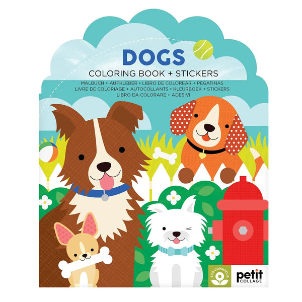 Dogs Coloring Book with Stickers Chronicle Books Books - Baby & Kids
