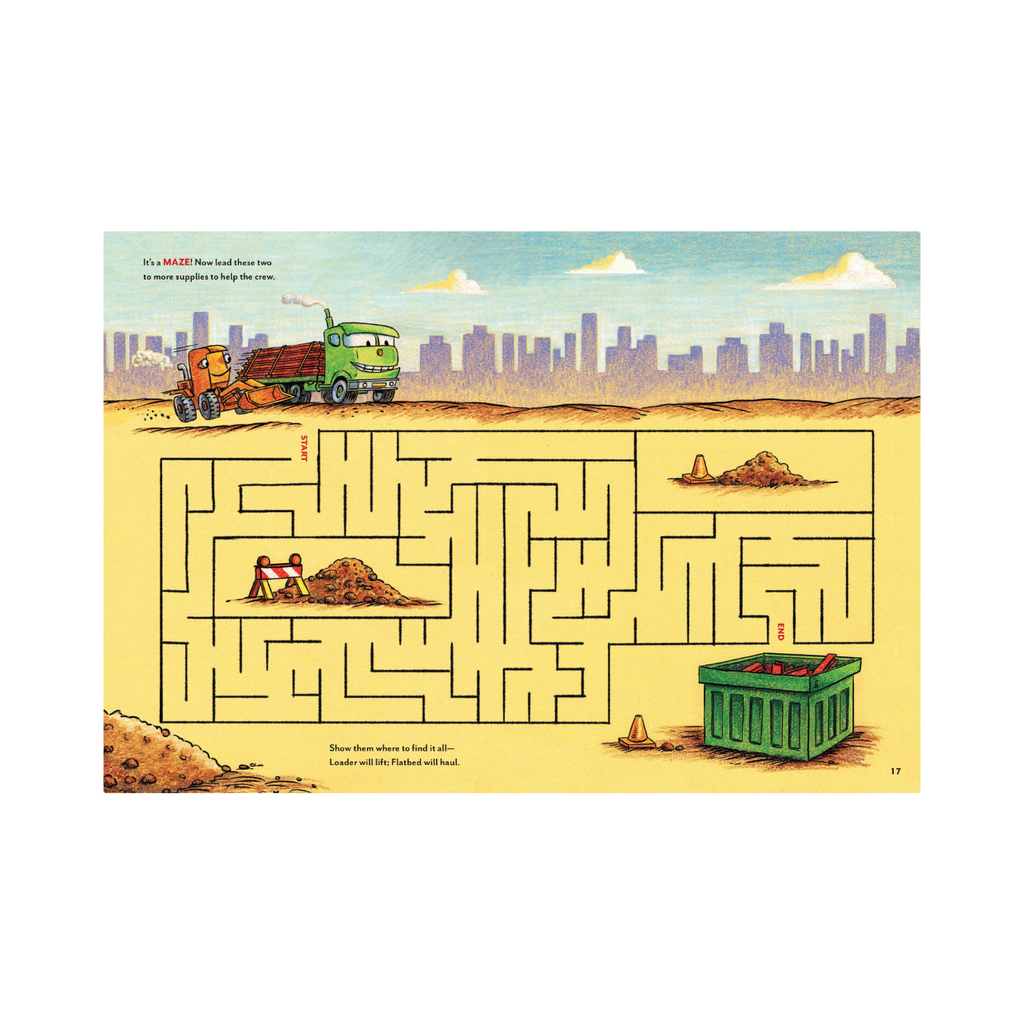 Goodnight, Goodnight, Construction Site Sticker & Activity Book Chronicle Books Books - Baby & Kids