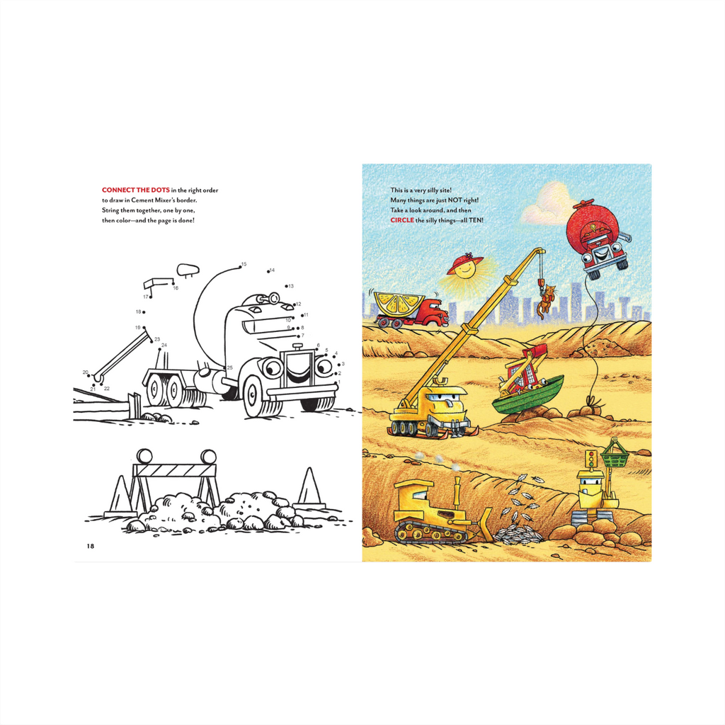 Goodnight, Goodnight, Construction Site Sticker & Activity Book Chronicle Books Books - Baby & Kids