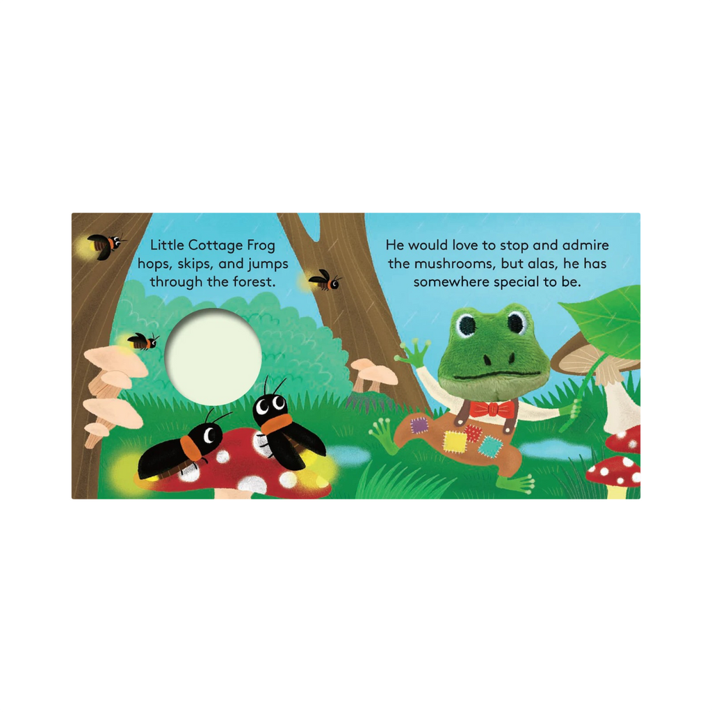 Little Cottage Frog Finger Puppet Book Chronicle Books Books - Baby & Kids
