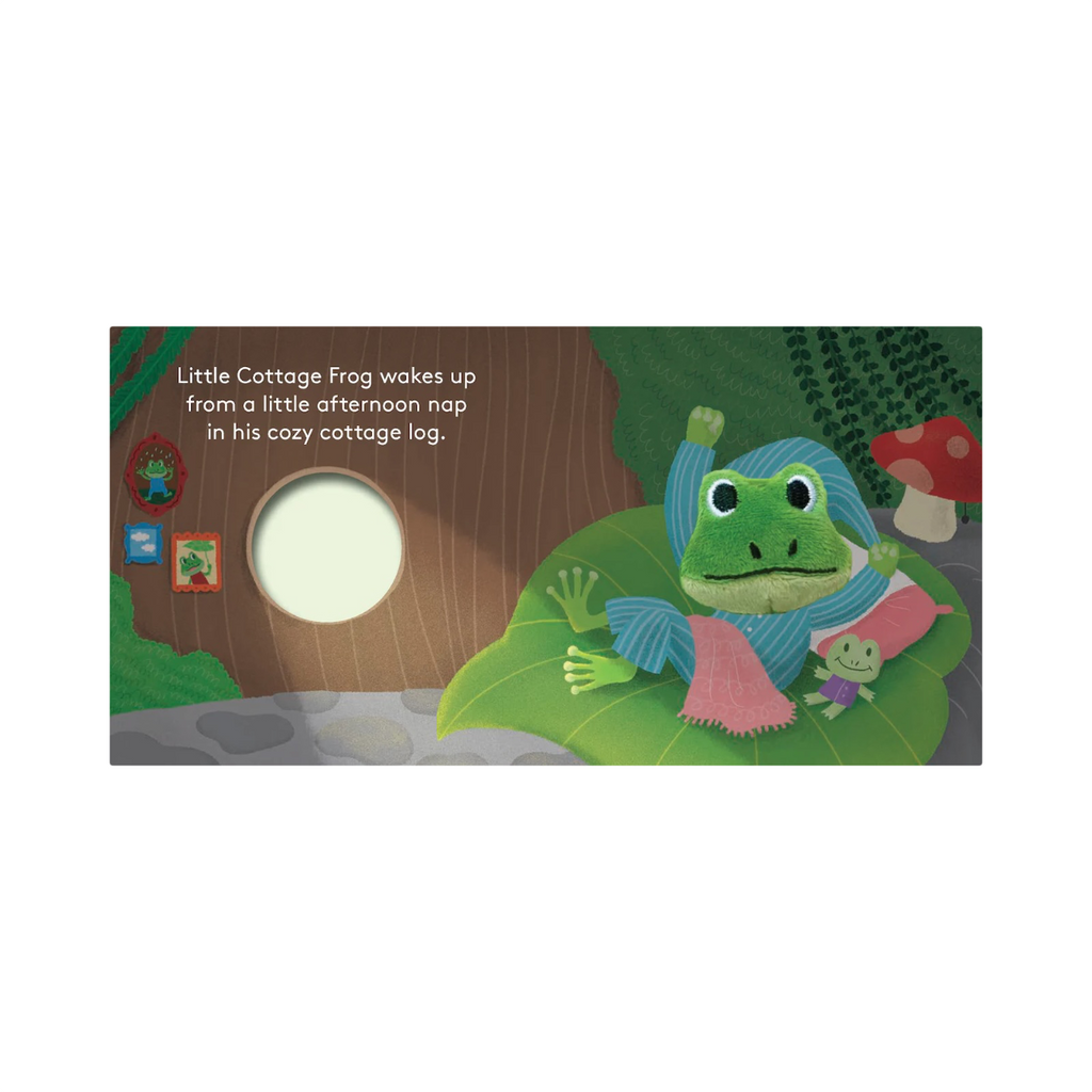 Little Cottage Frog Finger Puppet Book Chronicle Books Books - Baby & Kids