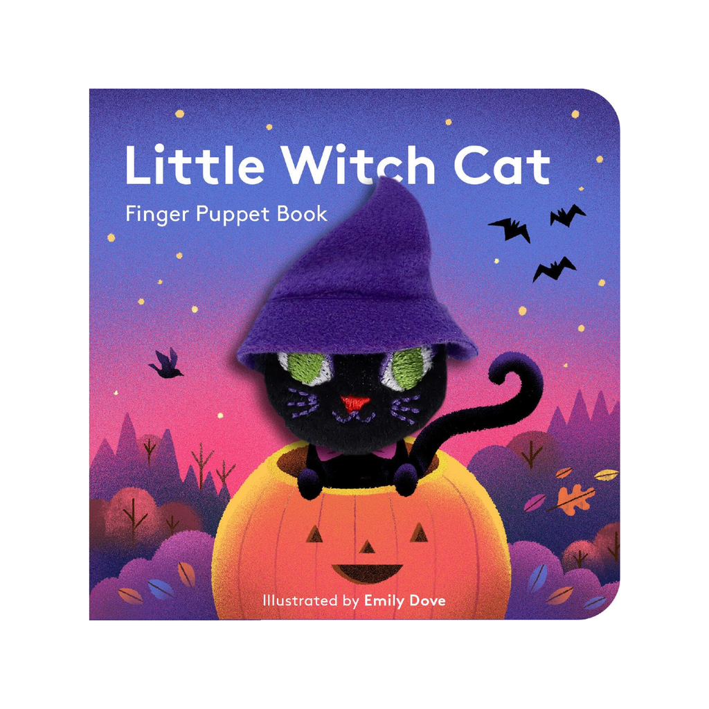 Little Witch Cat Finger Puppet Book Chronicle Books Books - Baby & Kids