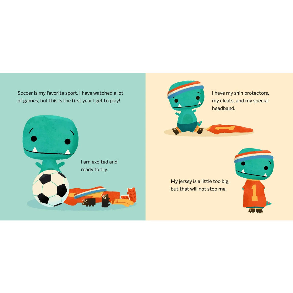 Tiny T. Rex Tries Soccer Book Chronicle Books Books - Baby & Kids