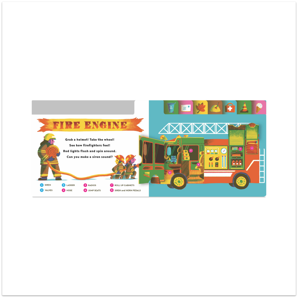 Touch a Truck Day A Lift-the-Flap Book Chronicle Books Books - Baby & Kids