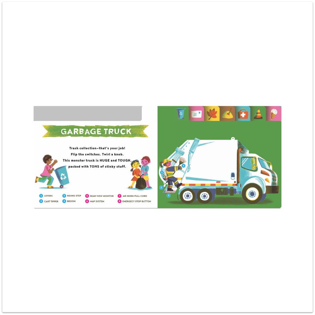 Touch a Truck Day A Lift-the-Flap Book Chronicle Books Books - Baby & Kids