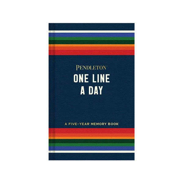 Pendleton One Line a Day: A Five-Year Memory Book Chronicle Books Books - Blank Notebooks & Journals - Guided Journals & Gift Books
