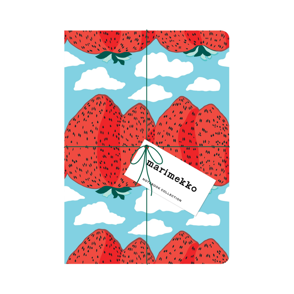 Marimekko Strawberry Notebook Collection Chronicle Books Books - Blank Notebooks & Journals