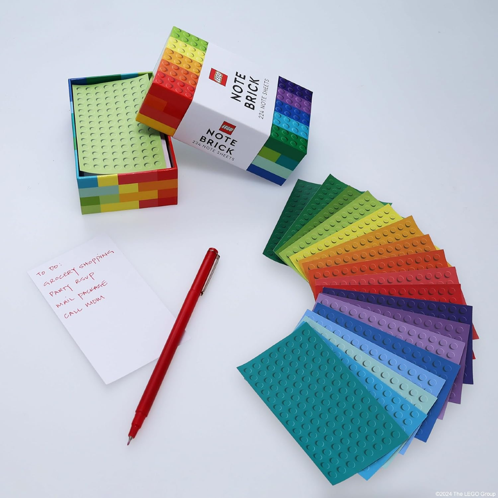 New Bricks Note Mulitcolor LEGO Brick Note Notepad – Urban General Store