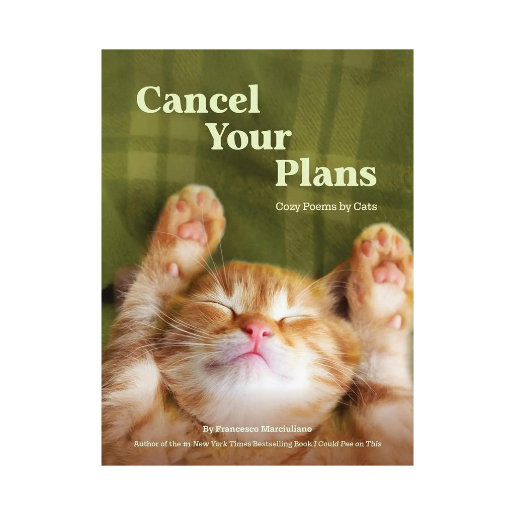 Cancel Your Plans: Cozy Poems by Cats Chronicle Books Books