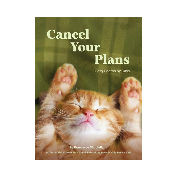 Cancel Your Plans: Cozy Poems by Cats Chronicle Books Books