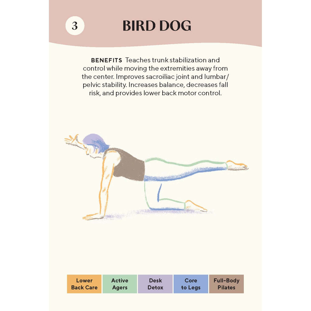 The Everyday Pilates Deck: 50 Exercises for Fitness and Mind-Body Connection Chronicle Books Books - Card Decks