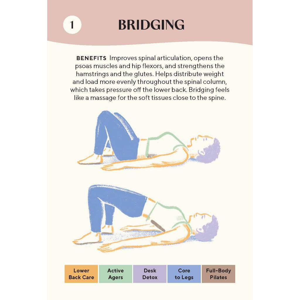 The Everyday Pilates Deck: 50 Exercises for Fitness and Mind-Body Connection Chronicle Books Books - Card Decks