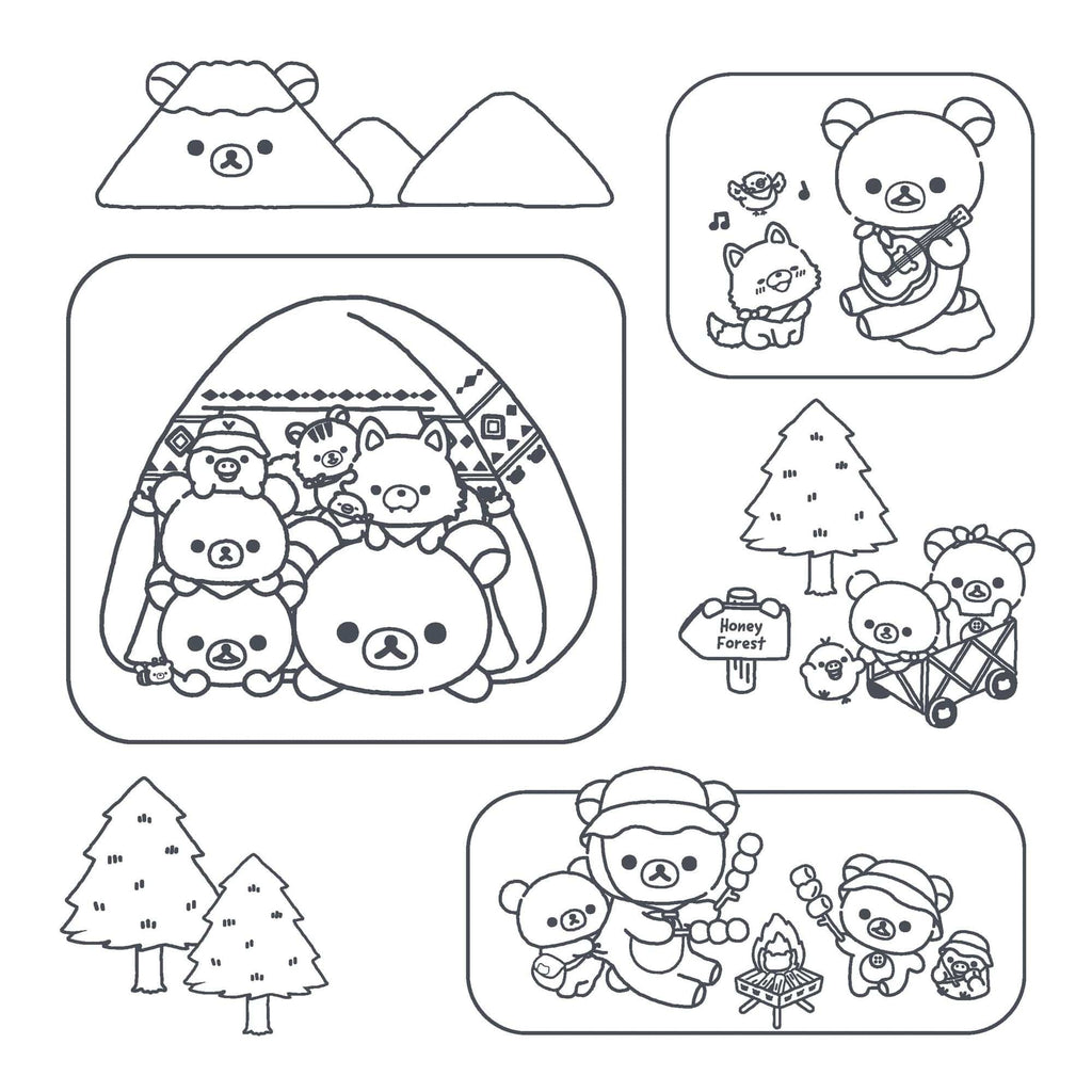 Rilakkuma Coloring Book: Cute & Cozy Classics Chronicle Books Books - Coloring