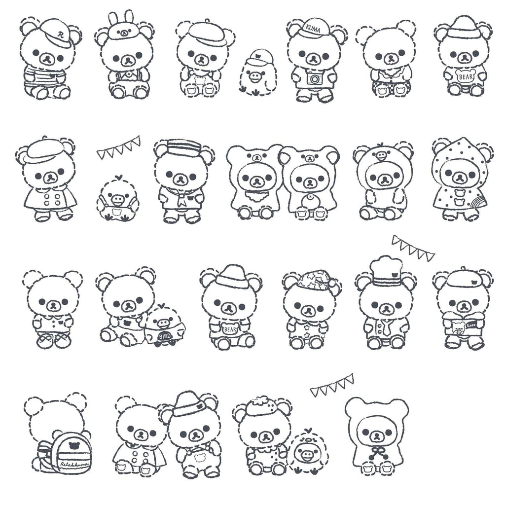 Rilakkuma Coloring Book: Cute & Cozy Classics Chronicle Books Books - Coloring