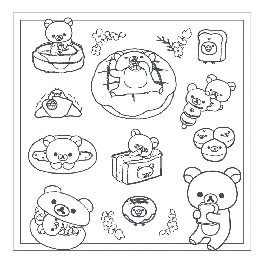 Rilakkuma Coloring Book: Sweet & Savory Treats Chronicle Books Books - Coloring