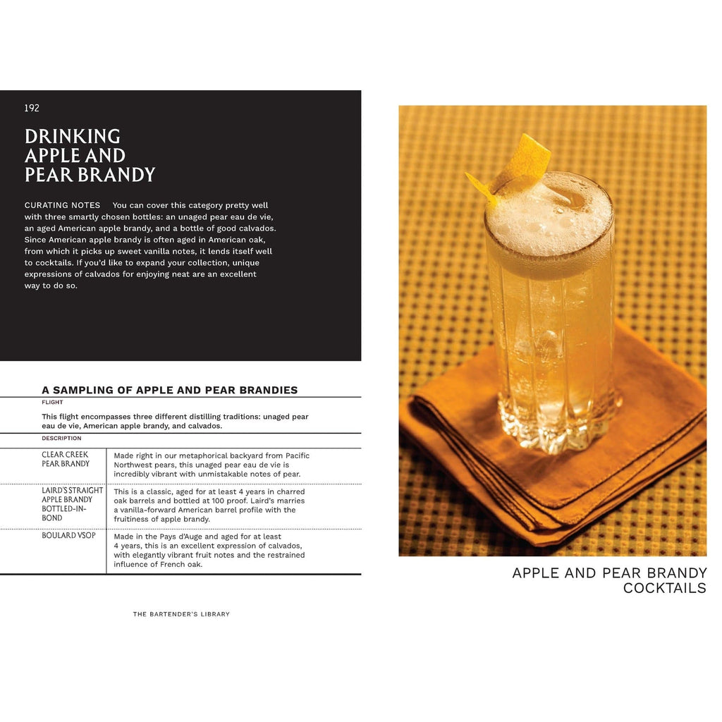 The Bartender's Library: A Guide to Curating Spirits and Creating Cocktails Chronicle Books Books - Cooking