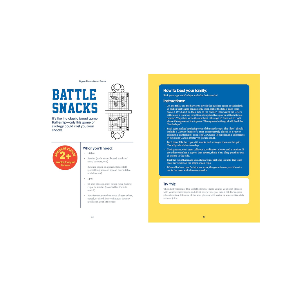 Family Face-Off Game Book Chronicle Books Books