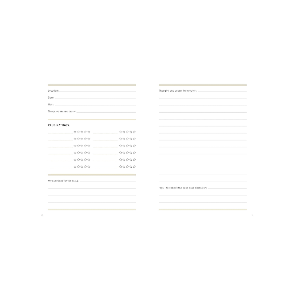 Bibliophile Book Club Journal Chronicle Books Books - Guided Journals & Gift Books