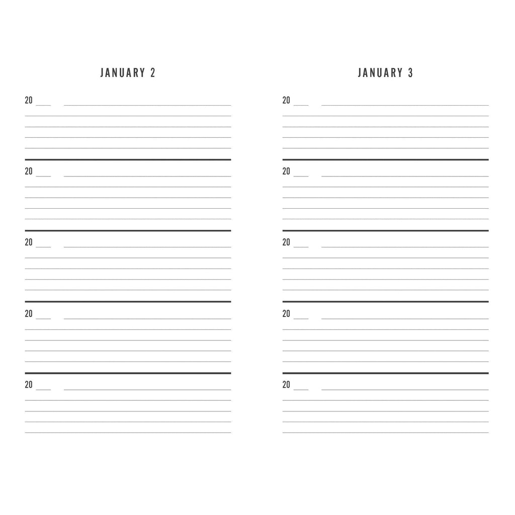 Black Canvas One Line a Day: A Five-Year Memory Book Chronicle Books Books - Guided Journals & Gift Books