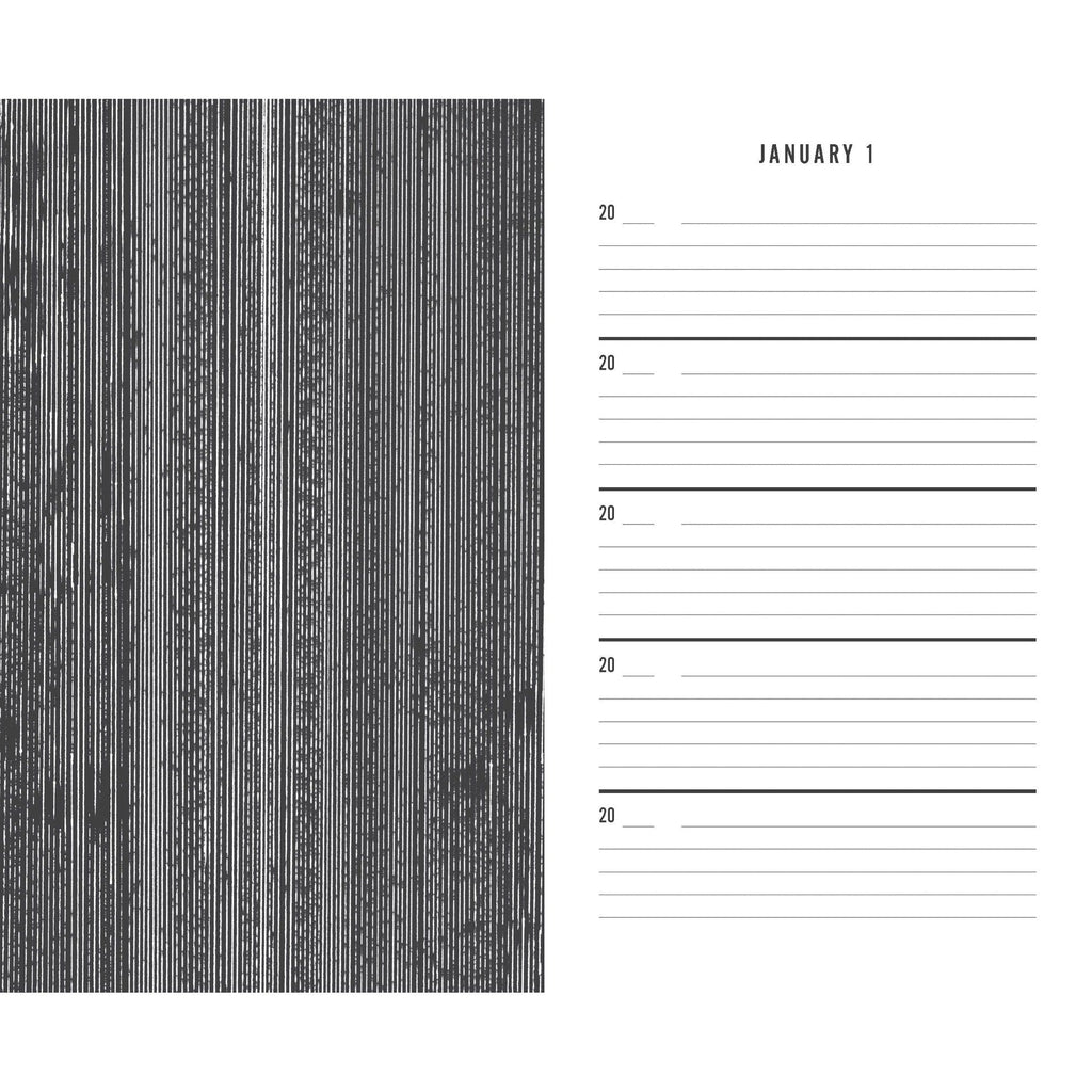 Black Canvas One Line a Day: A Five-Year Memory Book Chronicle Books Books - Guided Journals & Gift Books