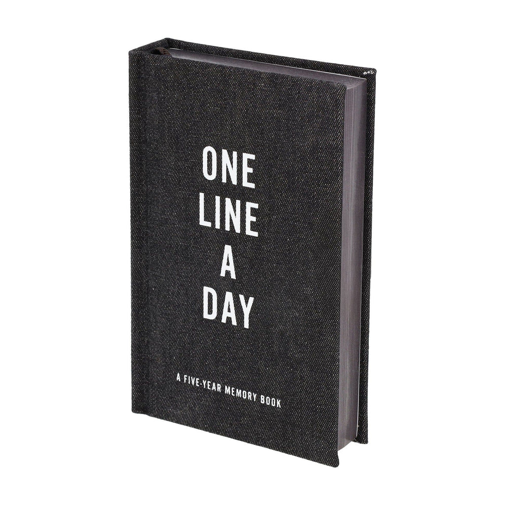 Black Canvas One Line a Day: A Five-Year Memory Book Chronicle Books Books - Guided Journals & Gift Books