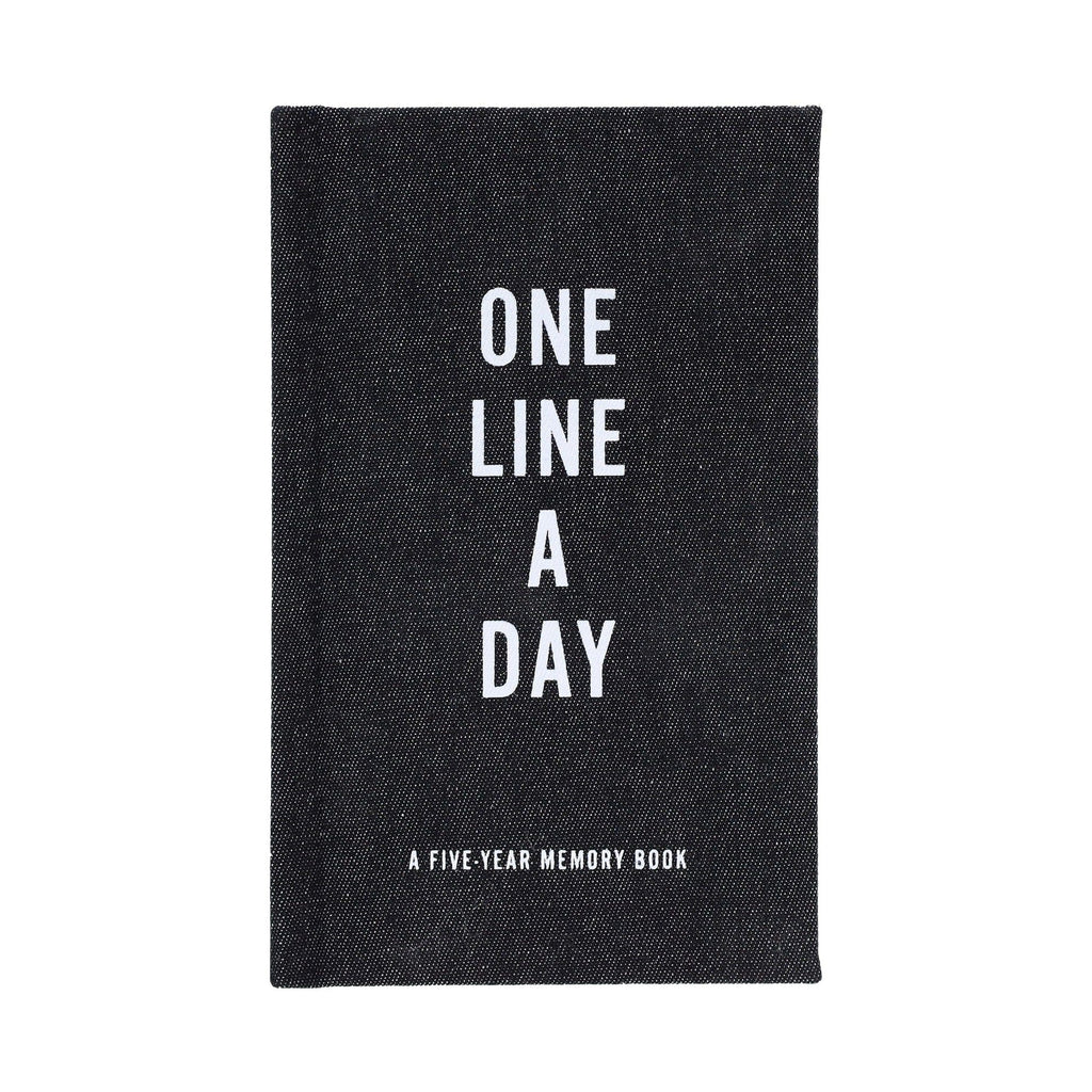 Black Canvas One Line a Day: A Five-Year Memory Book Chronicle Books Books - Guided Journals & Gift Books