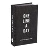 Black Canvas One Line a Day: A Five-Year Memory Book Chronicle Books Books - Guided Journals & Gift Books