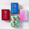 Navy Stripes Mini One Line a Day: A One-Year Memory Book Chronicle Books Books - Guided Journals & Gift Books