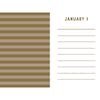 Navy Stripes Mini One Line a Day: A One-Year Memory Book Chronicle Books Books - Guided Journals & Gift Books