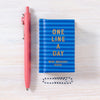 Navy Stripes Mini One Line a Day: A One-Year Memory Book Chronicle Books Books - Guided Journals & Gift Books