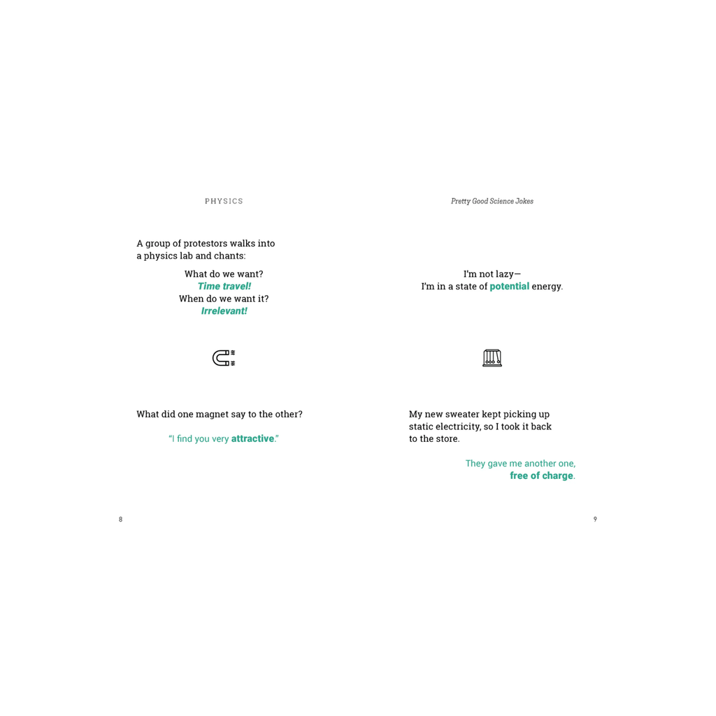 Pretty Good Science Jokes Book Chronicle Books Books