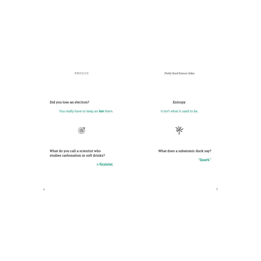 Pretty Good Science Jokes Book Chronicle Books Books