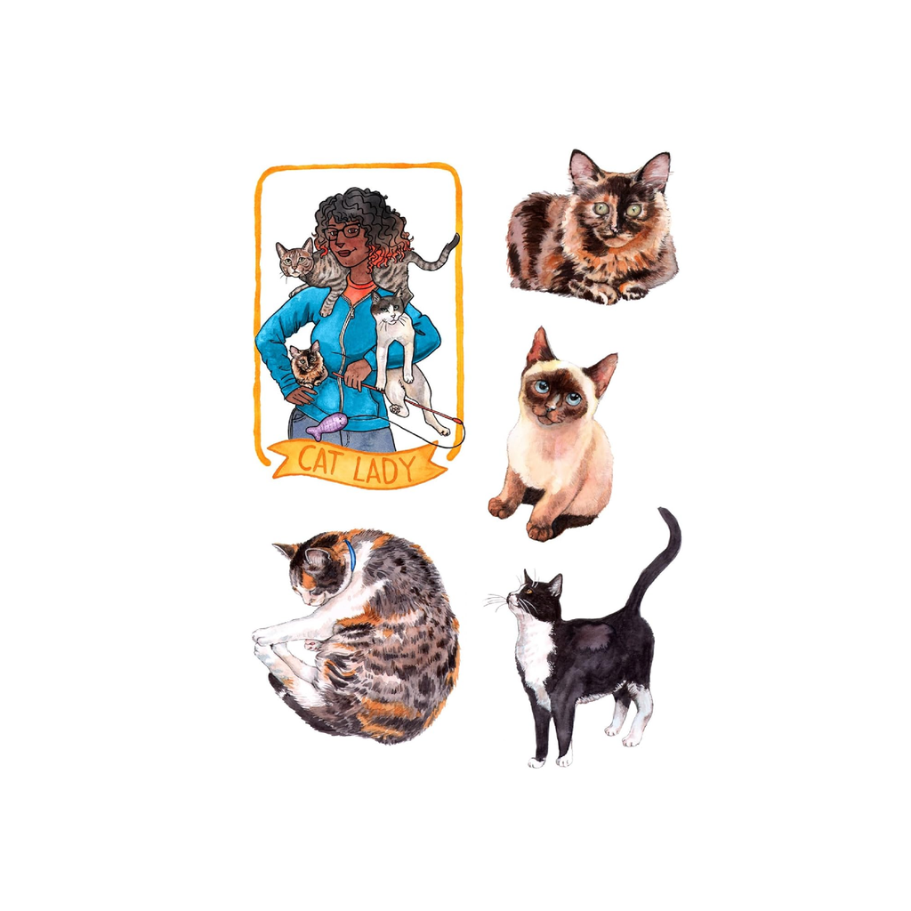 The Cat's Meow Sticker Book Chronicle Books Books