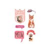 The Cat's Meow Sticker Book Chronicle Books Books