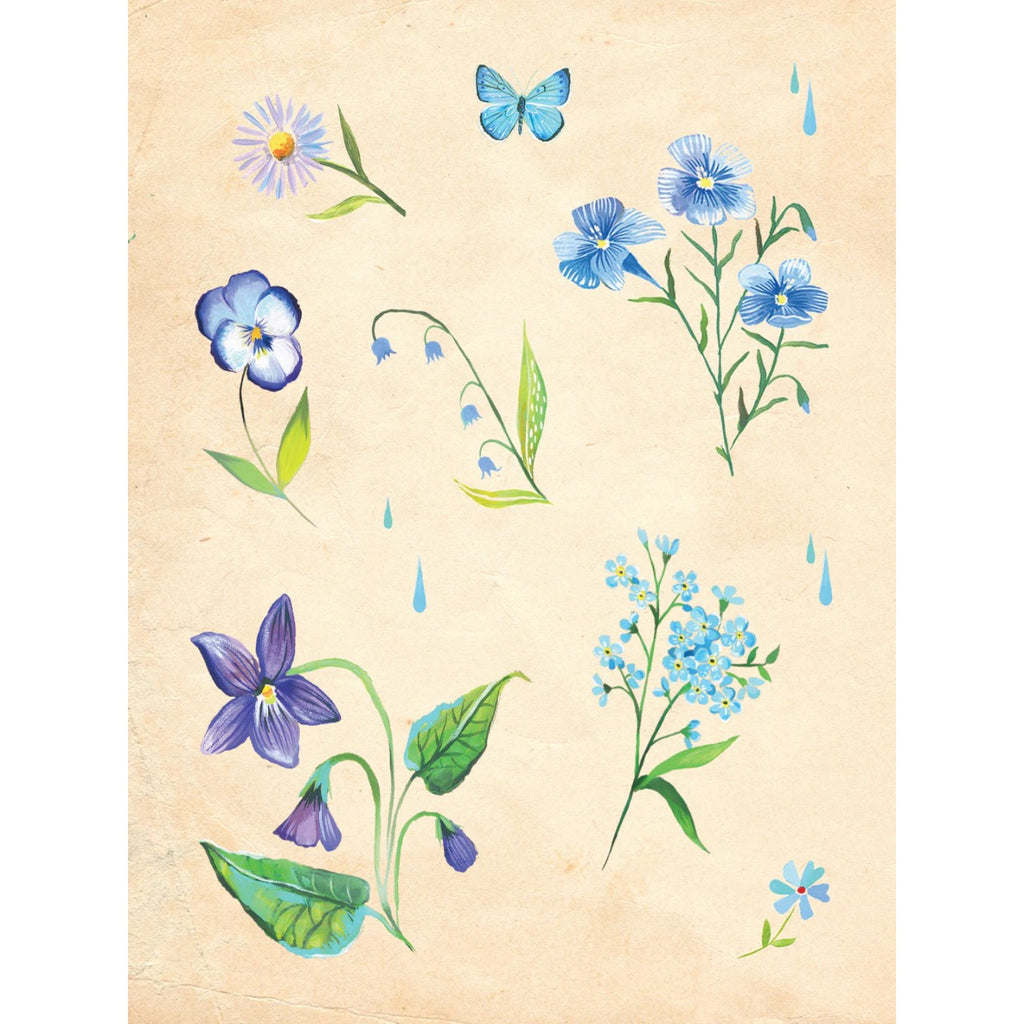 Wildflower Picnic Sticker Book Chronicle Books Books