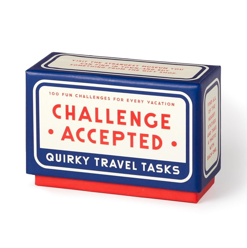 Challenge Accepted Travel Tasks Card Deck Chronicle Books - Brass Monkey Books - Card Decks