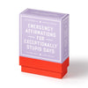 Emergency Affirmations For Exceptionally Stupid Days Card Deck Chronicle Books - Brass Monkey Books - Card Decks