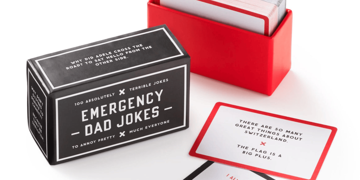 Emergency Dad Jokes Card Deck Chronicle Books - Brass Monkey Books - Card Decks
