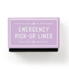 Emergency Pick-Up Lines Card Set Chronicle Books - Brass Monkey Books - Card Decks