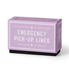Emergency Pick-Up Lines Card Set Chronicle Books - Brass Monkey Books - Card Decks