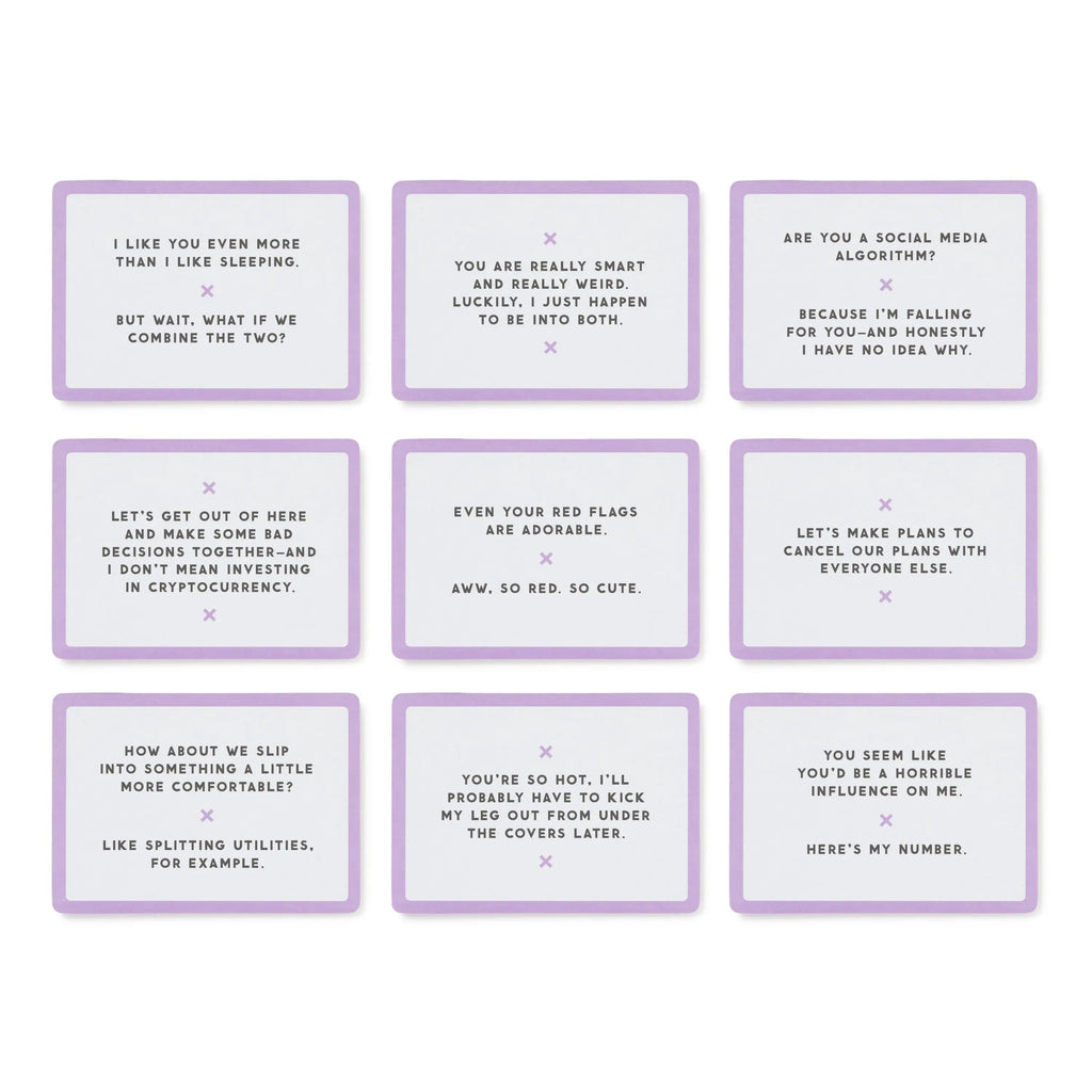 Emergency Pick-Up Lines Card Set Chronicle Books - Brass Monkey Books - Card Decks