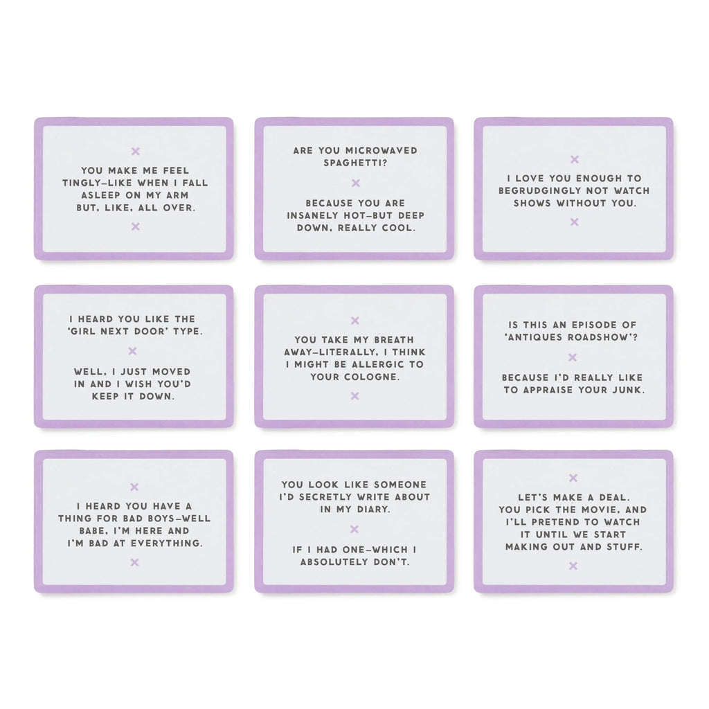 Emergency Pick-Up Lines Card Set Chronicle Books - Brass Monkey Books - Card Decks
