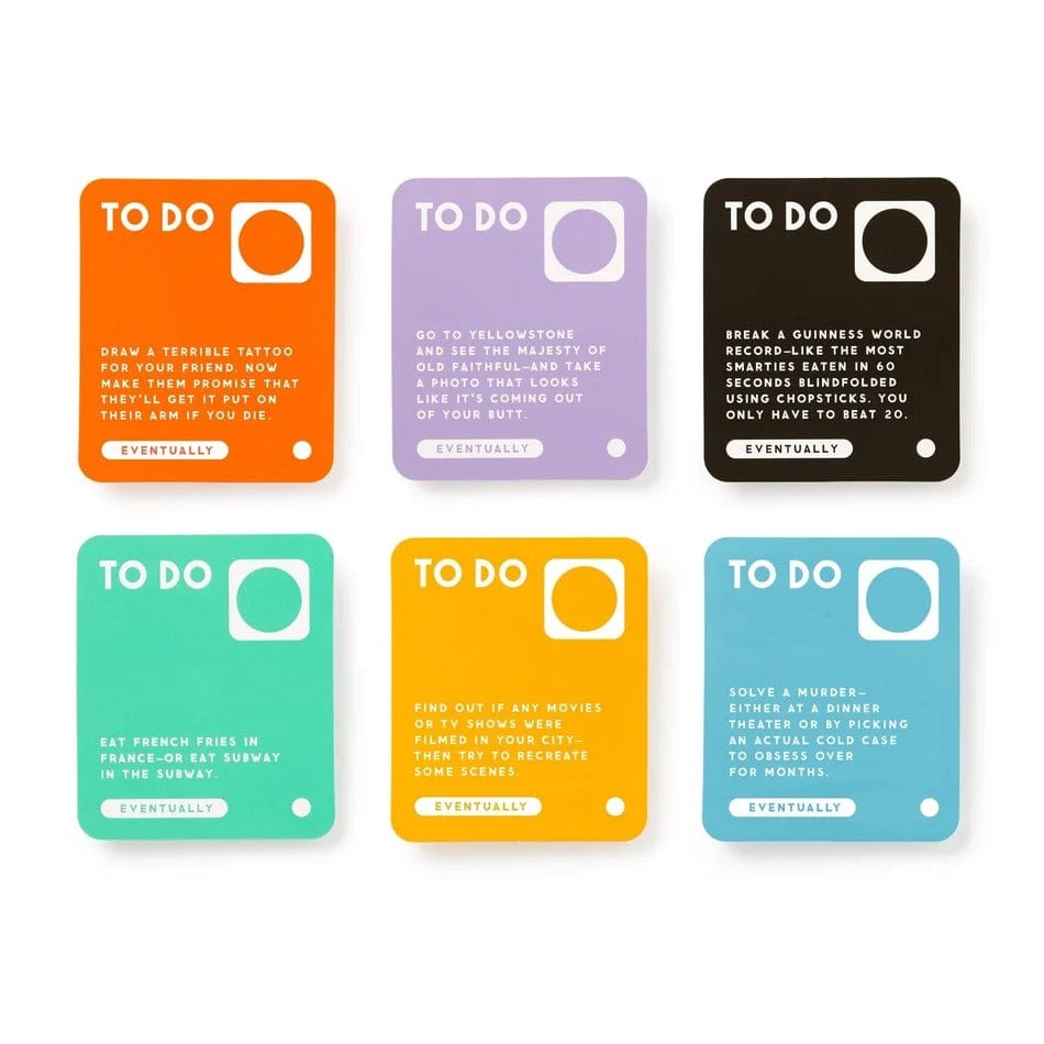 Random Things To Do Box Chronicle Books - Brass Monkey Books - Card Decks