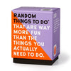 Random Things To Do Box Chronicle Books - Brass Monkey Books - Card Decks