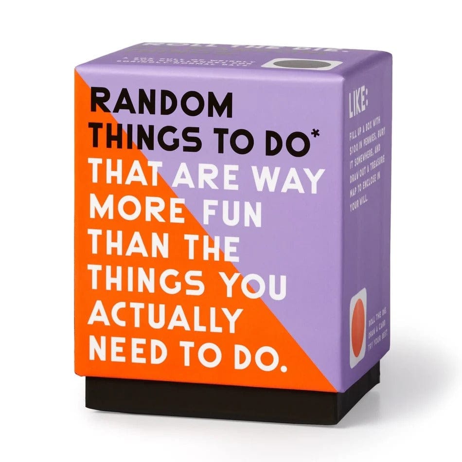 Random Things To Do Box Chronicle Books - Brass Monkey Books - Card Decks