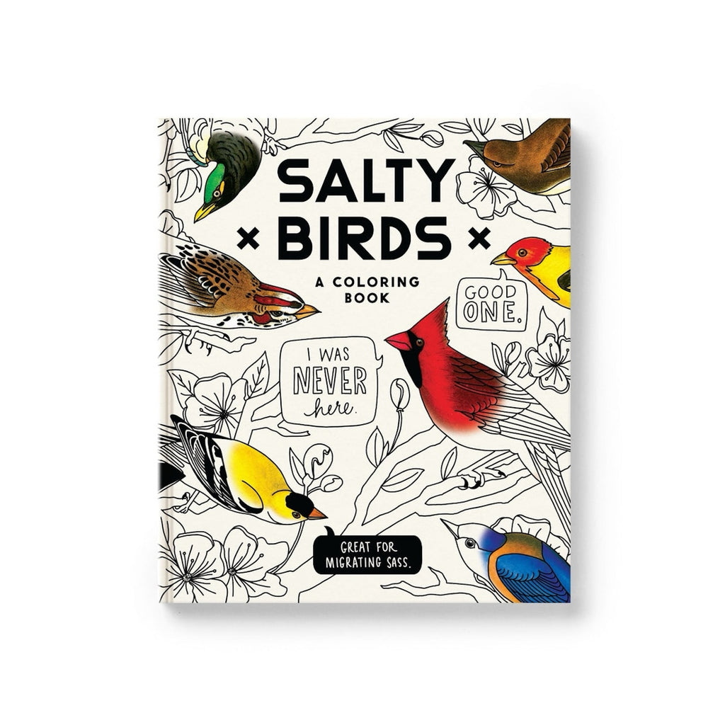 Coloring Book Salty Birds Chronicle Books - Brass Monkey Books - Coloring