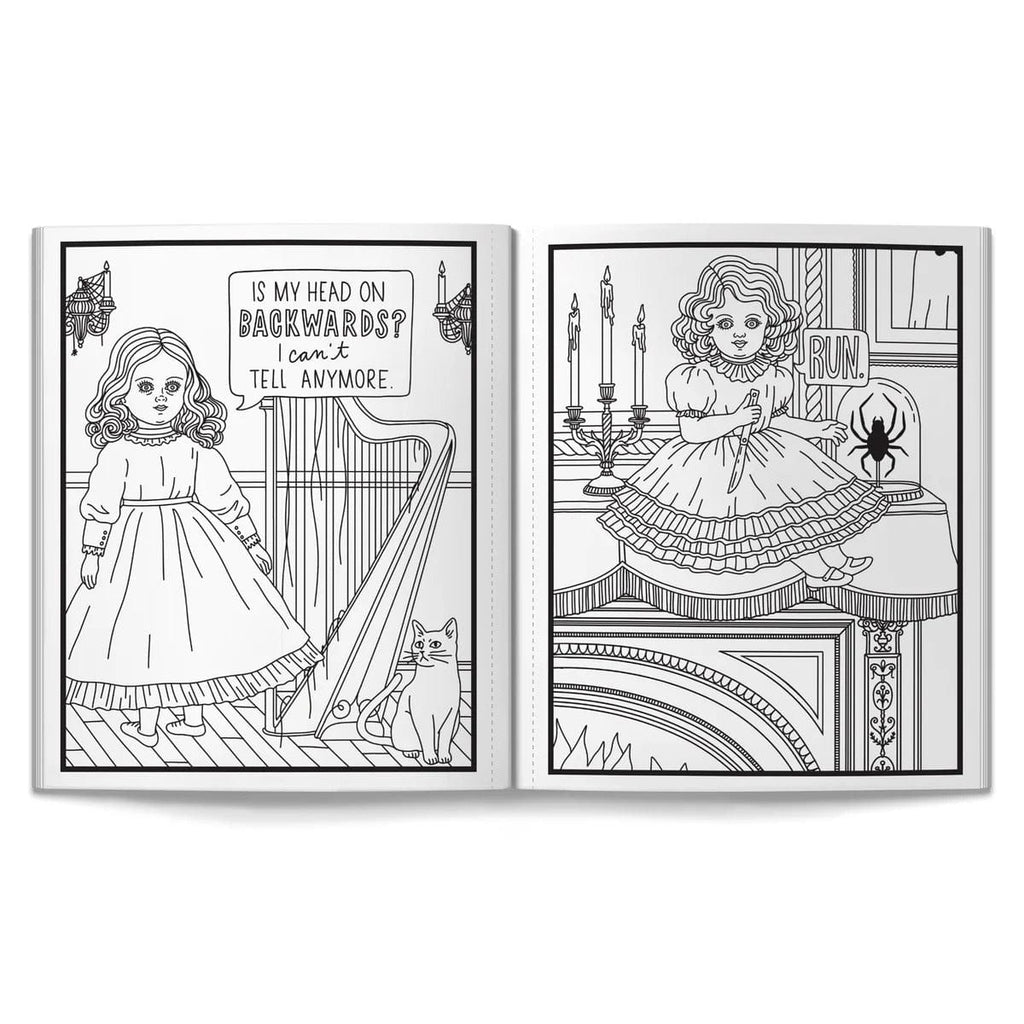Haunted Dolls Coloring Book Chronicle Books - Brass Monkey Books - Coloring